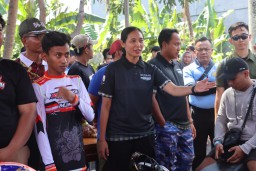 Kapolres Jembrana Hadiri Danlanud Rai Drag Bike Cup 2025, Balapan Meriah Disambut Ribuan Penonton