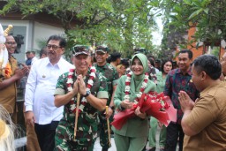 Pangdam IX/Udayana Mayjen TNI Piek Budyakto Beri Sambutan Hangat Pemkab Gianyar