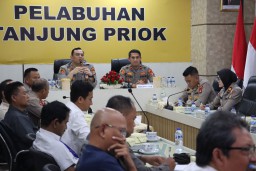 Polres Pelabuhan Tanjung Priok Gelar Rapat Lintas Sektoral Antisipasi Kemacetan Jelang Libur Kenaikan Isa Almasih 2025