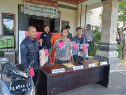 Dua Pelaku Spesialis Bobol Kosan Asal Sumbawa Diamankan Polsek Kuta Selatan