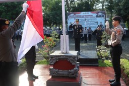 Peringati Hari Lahir Pancasila 2025, Polres Jembrana Gelar Upacara Bendera