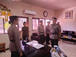 Kapolsek Gilimanuk Resmi Serahkan Jabatan, Kompol I Komang Mulyadi Memasuki Masa Purna Bakti