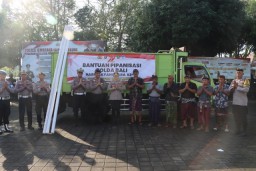 Kapolres Jembrana Serahkan Bantuan Pipanisasi dari Polda Bali, 300 KK di Desa Pergung Akan Nikmati Air Bersih