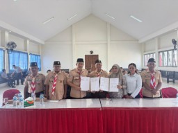 Lapas Narkotika Pamekasan Jalin Kerja Sama dengan Kwarcab Gerakan Pramuka dan Sanggar Senam Talang Siring Untuk Penguatan Program Pembinaan Warga Binaan