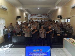 Polres Jembrana Terima Kunjungan Tim Pembinaan Etika Bidpropam Polda Bali