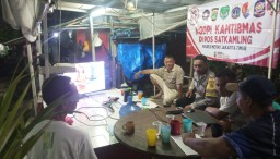 Pererat Silaturahmi, Polsek Makasar Gelar "Ngopi Kamtibmas" Bersama Warga dan Tiga Pilar