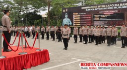 Kapolresta Tangerang Pimpin Apel Gelar Pasukan Pengamanan Malam Takbir Idul Adha 1446 H