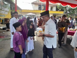 Polres Metro Jakarta Timur Gelar Pemotongan Hewan Kurban dan Santunan Anak Yatim dalam Rangka Idul Adha 1446 H