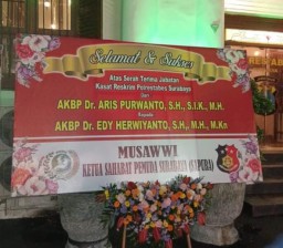 SAPURA Ucapkan Selamat Kepada AKBP Edy Herwiyanto Sebagai Kasat Reskrim Polrestabes Surabaya