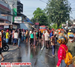 Polisi Cek TKP Kebakaran Pasar Kampung Ambon, Pulogadung: Dugaan Awal Kebocoran Gas