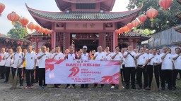 Sambut Hari Bhayangkara ke-79, Polresta Tangerang Gelar Bakti Religi di Vihara Tri Dharma Suci