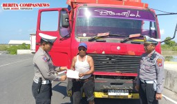 Gerakan Indonesia Menuju Zero ODOL, Polres Sampang Mulai Penertiban Kendaraan Over Dimension dan Over Loading
