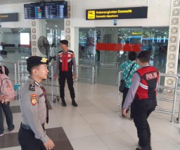 Polres Bandara Ngurah Rai Gelar KRYD di Area Domestik Bandara