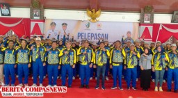 Pelepasan Kontingen Atlet Kabupaten Sampang untuk Porprov Jawa Timur IX
