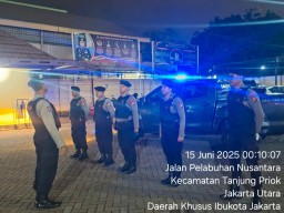 Polres Pelabuhan Tanjung Priok Gelar Patroli Perintis Presisi Antisipasi Tindak Pidana"