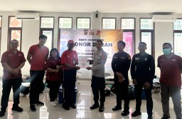 Sambut Hari Bhayangkara ke-79, Polres Bandara Ngurah Rai Gelar Aksi Donor Darah