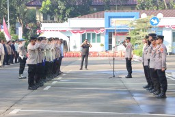 Wakapolresta Tangerang Pimpin Apel Pagi: Tekankan Etika Digital dan Semangat Pelayanan