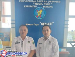 Tingkatkan Minat Baca,  Karutan Sampang Laksanakan Kunjungan ke Dinas Perpustakaan dan Kearsipan Kab. Sampang