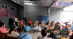 Babinsa Koramil 03 Senen Bersama Staf Kelurahan Bungur Bahas Patroli Guna Jaga Kondusifitas Wilayah