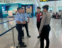 Polres Bandara Ngurah Rai Antisipasi Dampak Pembatalan Penerbangan Akibat Erupsi Gunung Lewotobi