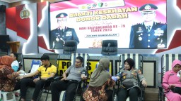 Setetes Darah untuk Kemanusiaan, Polres Bangkalan Gelar Donor Darah di Hari Bhayangkara ke-79