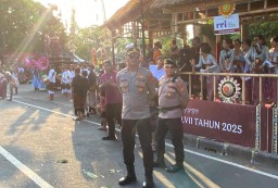Amankan Pawai Pembukaan PKB Tahun 2025, Personel Gabungan Dikerahkan