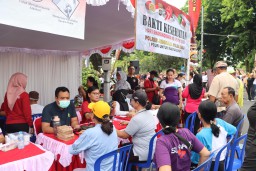 Sambut Hari Bhayangkara ke-79, Polres Jembrana Gelar Car Free Day dan Baksos di Simpang Sudirman