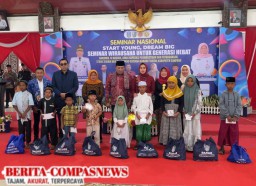 Seminar Nasional dengan tema "Start Young, Dream Big" yakni Seminar Wirausaha untuk Generasi Hebat BAZNAS Sampang Turut Serta berkontribusi