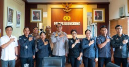 Kapolres Klungkung Terima Audiensi Bawaslu Bahas Sinergitas dan Evaluasi Pemilu 2024