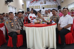 Polres Jembrana Gelar Acara Kenal Pamit Kasat Intelkam dan Kapolsek K.P Gilimanuk