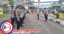 Apel Gabungan Polres Jaktim dan Polsek Jatinegara, Antisipasi Tawuran di Kawasan Basuki Rahmat