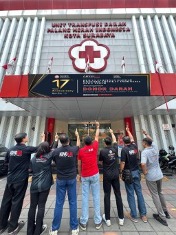 Cerminkan Identitas Advokat Yang Kuat, Kongres Advokat Indonesia Bakti Donor Darah di HUT ke 17