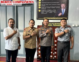 Perkuat Sinergi Instansi Penegak Hukum, Rutan Sampang Terima Kunjungan Kapolsek Sampang
