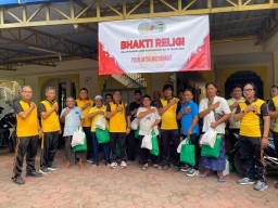 Bakti Religi Polres Metro Jakarta Timur Warnai Peringatan HUT Bhayangkara ke-79 di Masjid Al Ihsan