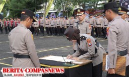 Pergantian Jabatan di Polres Sampang: AKBP Hartono Pimpin Sertijab Wakapolres dan Kasat Intelkam