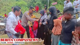 AKBP Hartono Berikan Baksos Saat Gelar Polres Sampang Bhayangkara Trail Adventure
