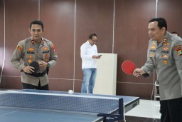 Sinergi dan Semangat Bhayangkara: Polres Pelabuhan Tanjung Priok Gelar Lomba Tenis Meja HUT ke-79