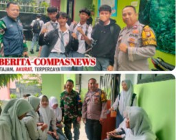Polisi Ajak Siswa YAMAS Makasar Bijak Gunakan Waktu Libur Lewat Program “Senin Pintar”