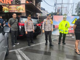 Kapolresta Denpasar Pantau Langsung Pengamanan Kunjungan Presiden RI di KEK Sanur
