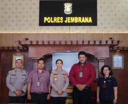 Direktur RSU Balimed Negara Audiensi Dengan Kapolres Jembrana, Bahas Layanan Kesehatan dan Isu Kejiwaan