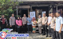 Kabagops Polres Metro Jakarta Timur Laksanakan Anjangsana ke Rumah Anggota Sakit, Bentuk Kepedulian Polri yang Humanis