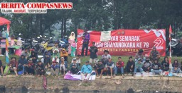 Kapolresta Tangerang dan Dandim Tigaraksa Buka Lomba Mancing di Danau Pemda dalam Rangka HUT Bhayangkara ke-79
