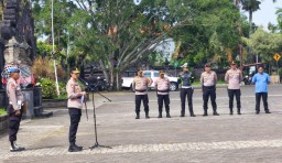 Jelang Makepung Kapolda Cup 2025, Polres Jembrana Gelar Apel Pengamanan