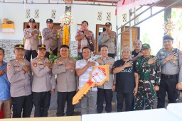 Menyambut Polda Bali HUT Bhayangkara ke-79, Polda Bali Laksanakan Bakti Sosial Bedah Rumah