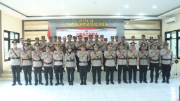 "Ada Yang Pergi Untuk Kembali," Sejumlah Pejabat Utama Polres Bangkalan Dilantik