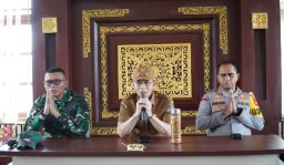 Kapolres AKBP Alfons W. P. Letsoin, S.I.K., Dampingi Bupati Klungkung Dalam Pertemuan Terkait Permasalahan Irigasi Subak Tohpati