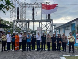 Kapolres Jembrana Dampingi Tim Mabes Polri Audit Sistem Pengamanan Obvitnas PLN Gilimanuk