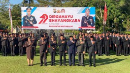 Peringati Hari Bhayangkara ke-79, Polres Jembrana Gelar Upacara Bertema Polri Untuk Masyarakat