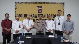 Polres Bandara Ngurah Rai Terima Audiensi Bawaslu Kabupaten Badung