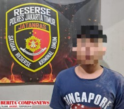 Pemuda Pelaku Pembacokan Saat Tawuran di Kebon Nanas diamankan Polisi di Kontrakan Cipulir